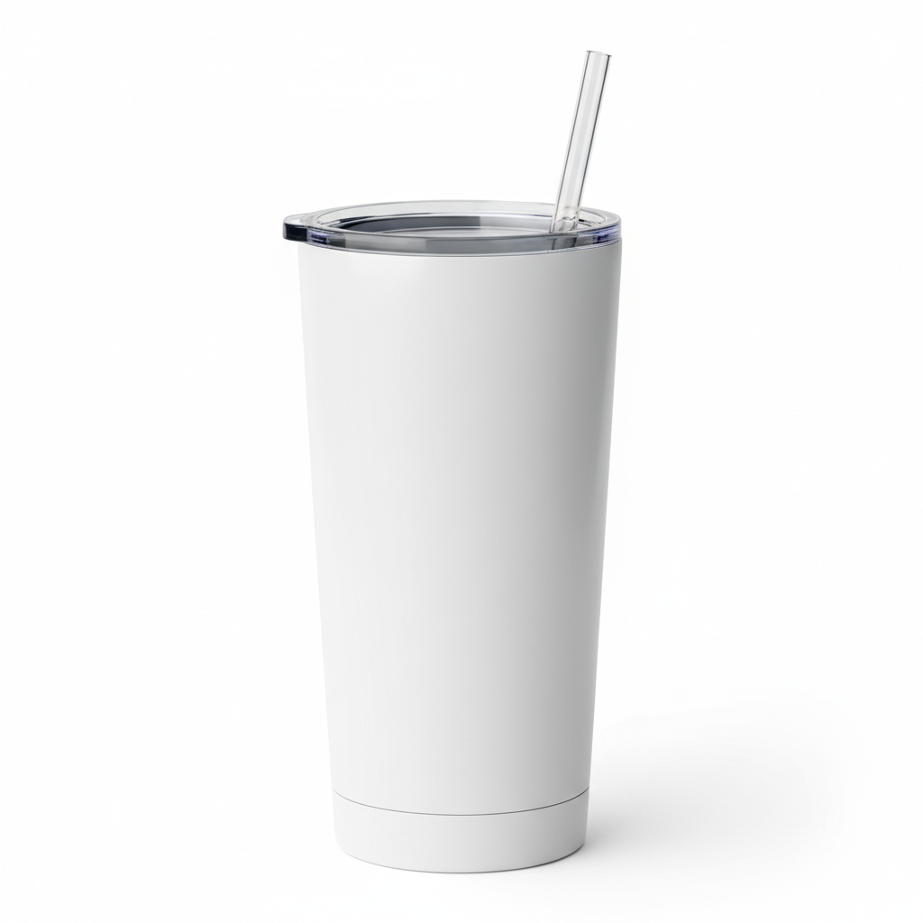 Gobelet isotherme blanc pour sublimation